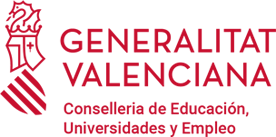Generalitat Valenciana Conselleria de Educación, Universidades y Empleo